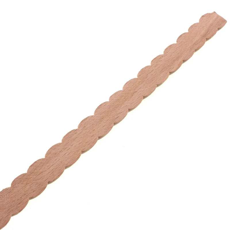 RUNBAZEF Wooden Carved Woods Twist Lines Style Decorative Indoor Door Semi Home Decoration Accessories Figurines Miniatures
