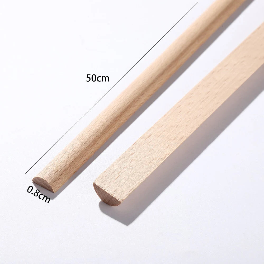 Wooden Carved Woods Twist Lines Style Decorative Indoor Door Semi Home Decoration Accessories Figurines Miniatures