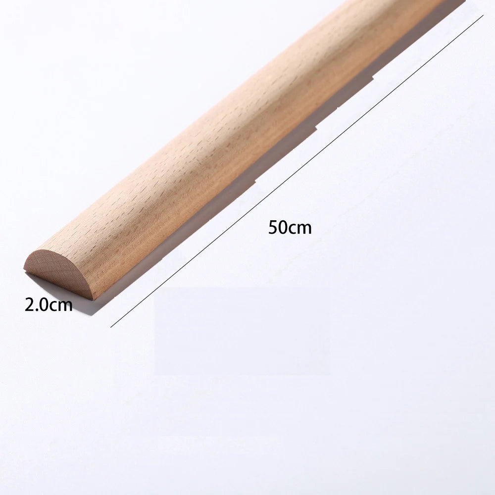 Wooden Carved Woods Twist Lines Style Decorative Indoor Door Semi Home Decoration Accessories Figurines Miniatures