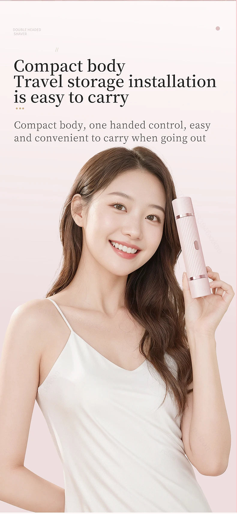 Bikini Trimmer Electric Razor for Women Body Underarm Leg Shaver Female Electric Painless Epilator Facial Mustache Hair Remover