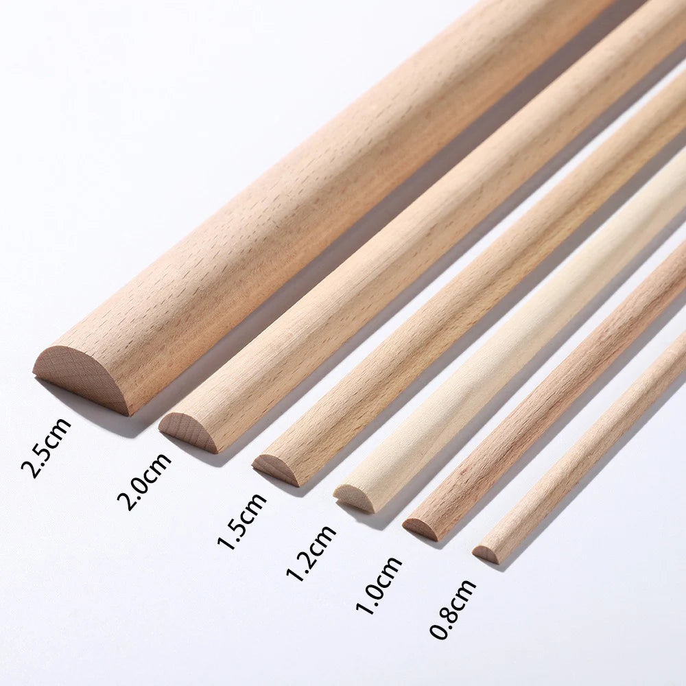 Wooden Carved Woods Twist Lines Style Decorative Indoor Door Semi Home Decoration Accessories Figurines Miniatures