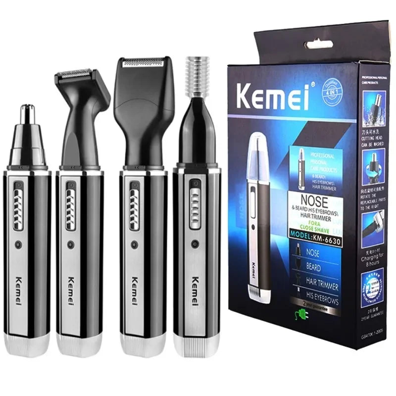 Kemei KM-6630 6631 6632 trimmer for men Nose and ear trimmer Rechargeable Trimmer For Hair Beard Nose And Ear Cleaner Grooming