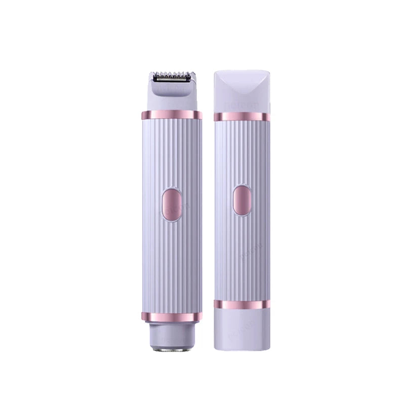 Bikini Trimmer Electric Razor for Women Body Underarm Leg Shaver Female Electric Painless Epilator Facial Mustache Hair Remover